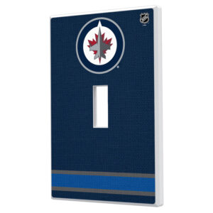 Winnipeg Jets Single Toggle Lightswitch Plate