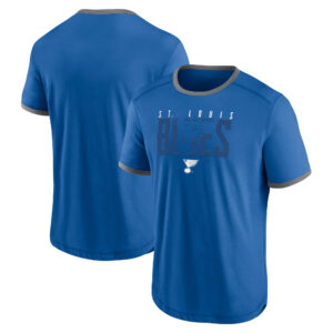 Men's Fanatics Blue St. Louis Blues Ringer T-Shirt