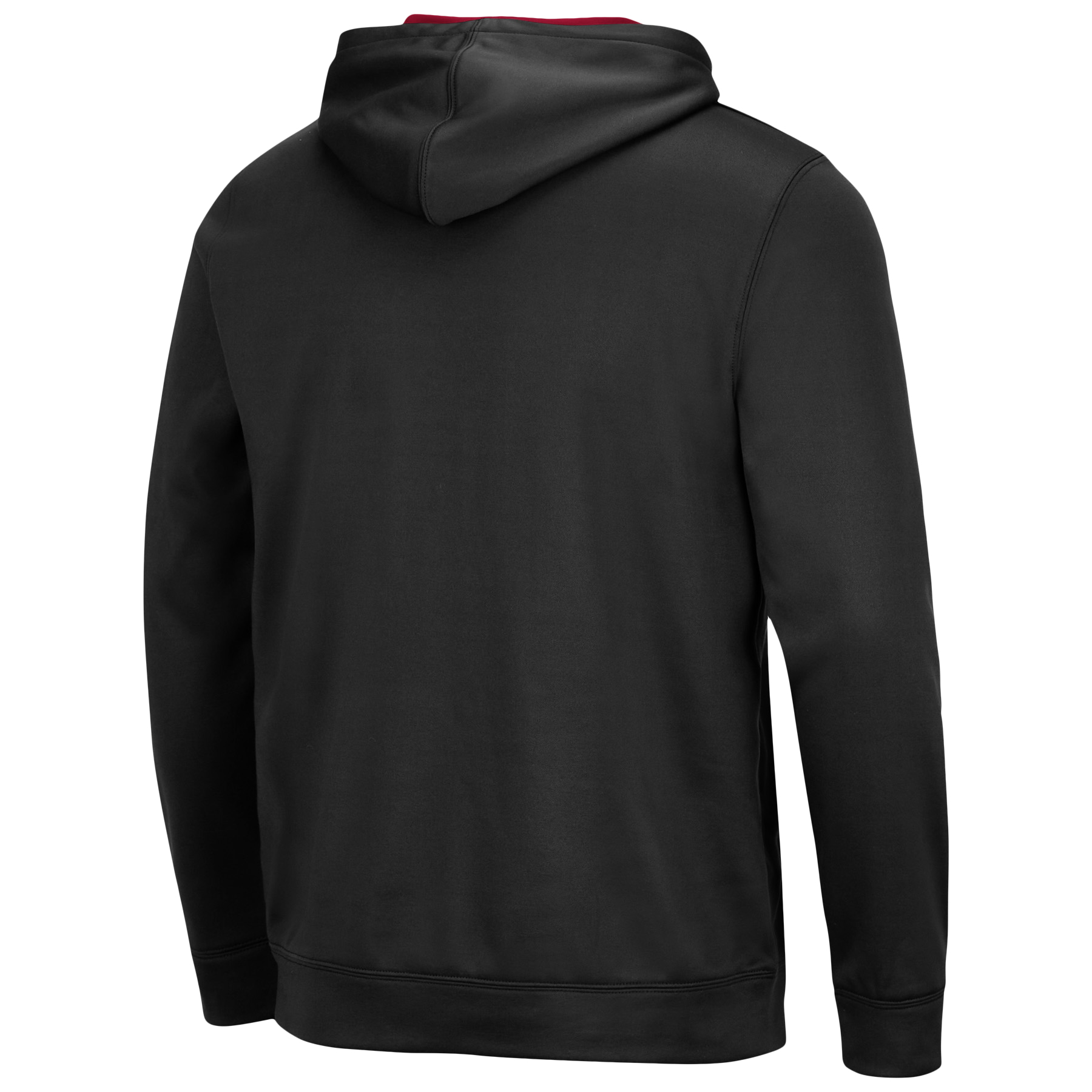 Men's Colosseum Black Alabama Crimson Tide Slash Stack 2.0 Pullover Hoodie - Image 7