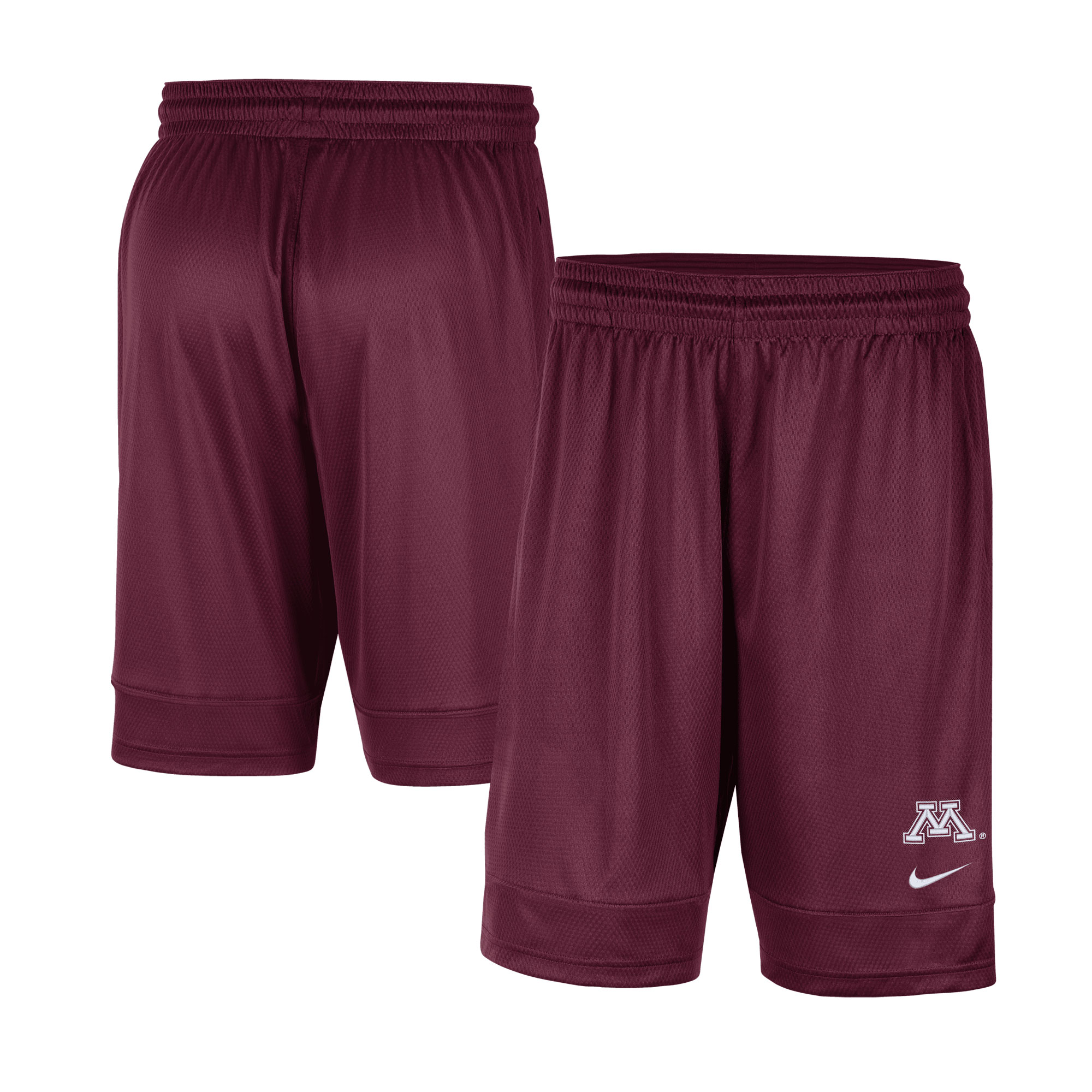Men's Nike Maroon Minnesota Golden Gophers Fast Break Team Performance Shorts - Image 5