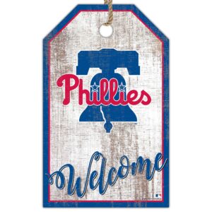 Philadelphia Phillies 11'' x 19'' Welcome Team Tag Sign