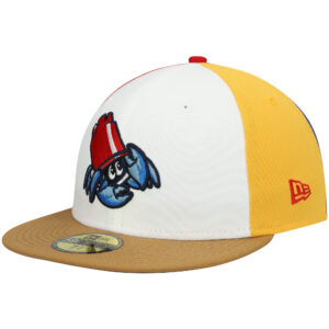 Men's New Era White Jersey Shore BlueClaws Authentic Collection Team Alternate 59FIFTY Fitted Hat