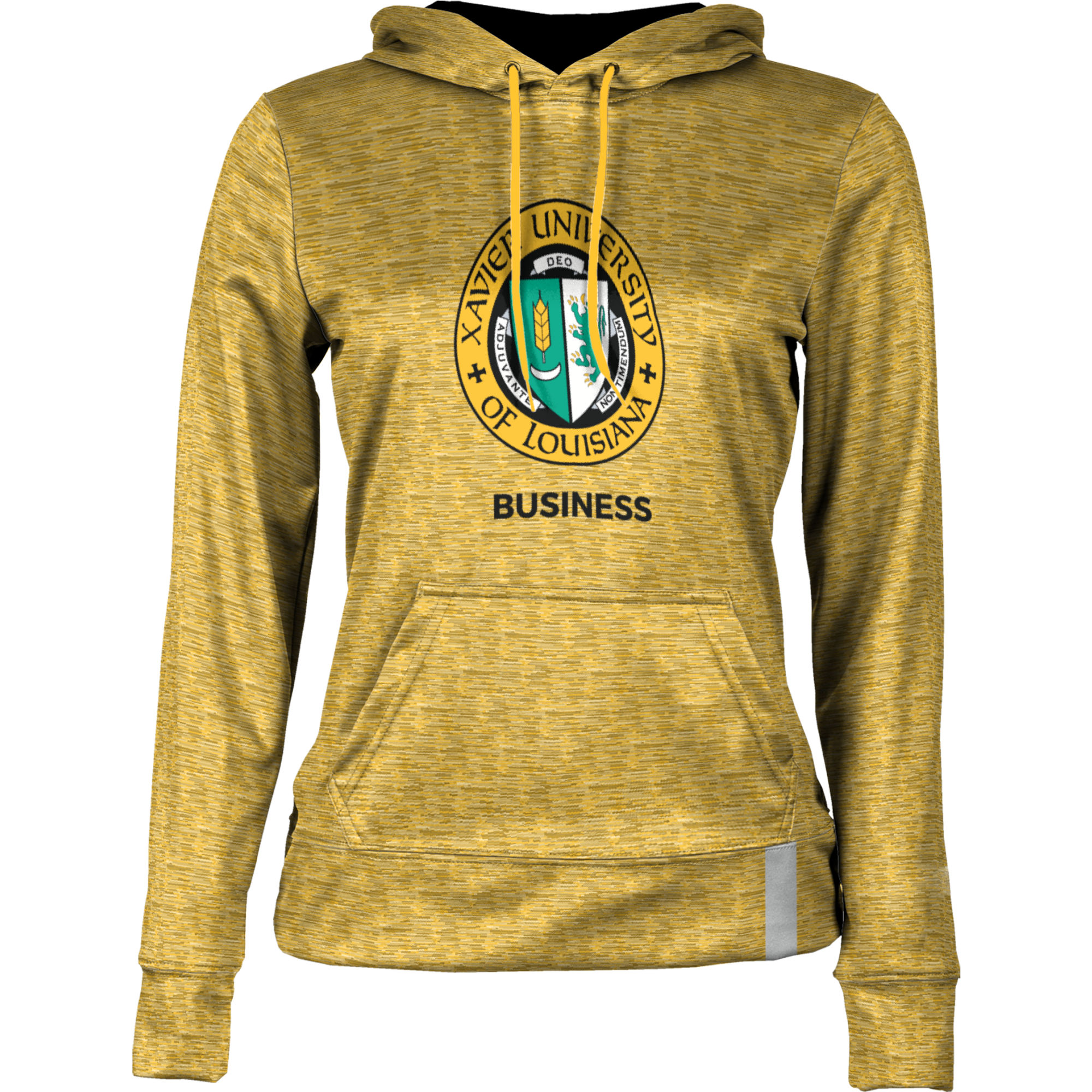 Women's Gold XULA Gold Business Pullover Hoodie - Image 3
