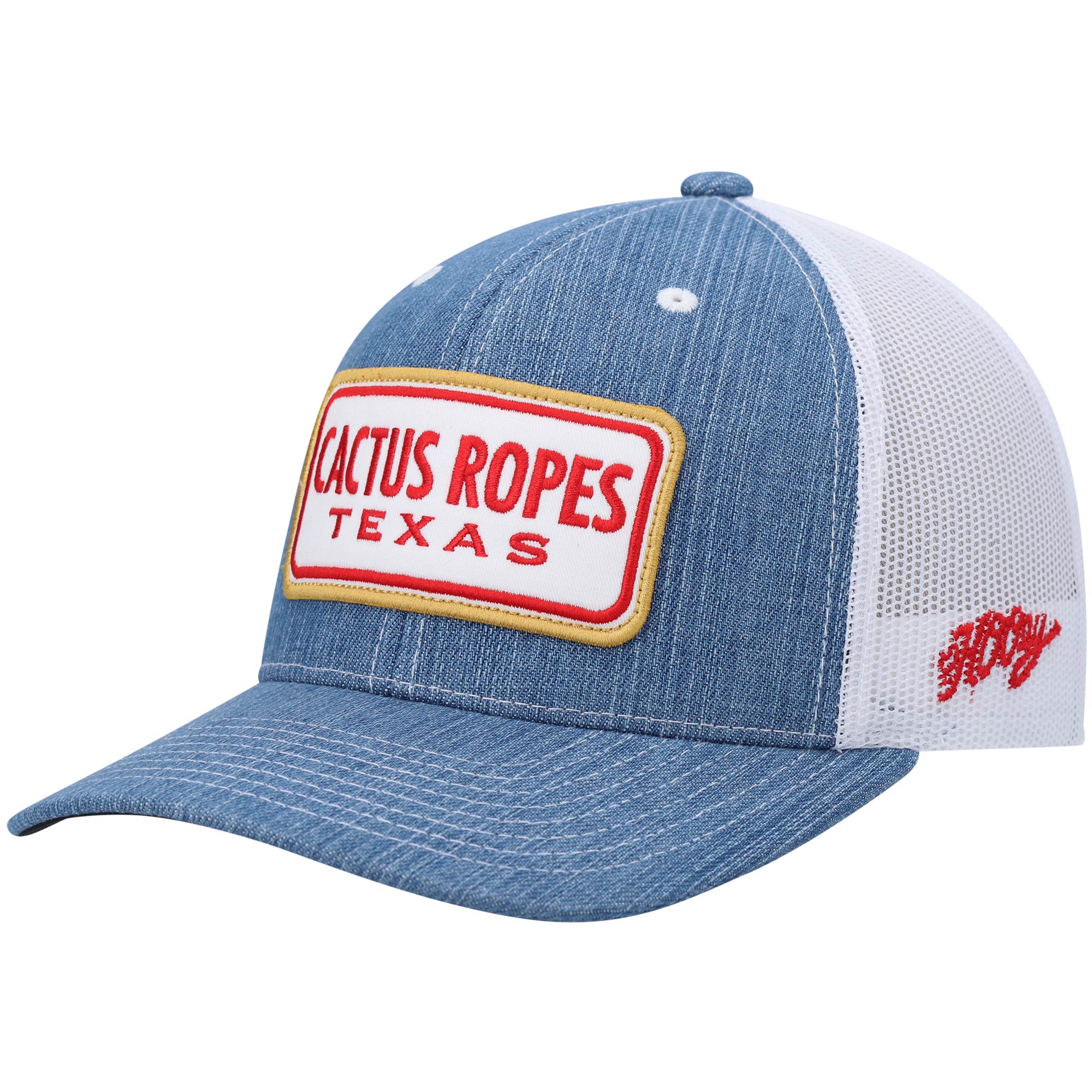 Men's HOOey Blue Cactus Ropes Snapback Hat - Image 6