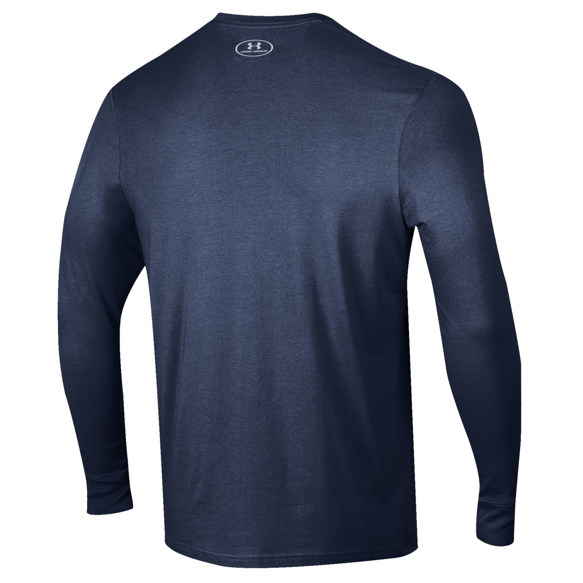 Men's Under Armour Navy Tennessee-Martin Skyhawks Performance Long Sleeve T-Shirt - Image 4