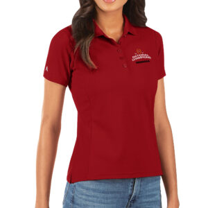 Women's Antigua Red Georgia Bulldogs College Football Playoff 2021 National Champions Legacy Pique Polo