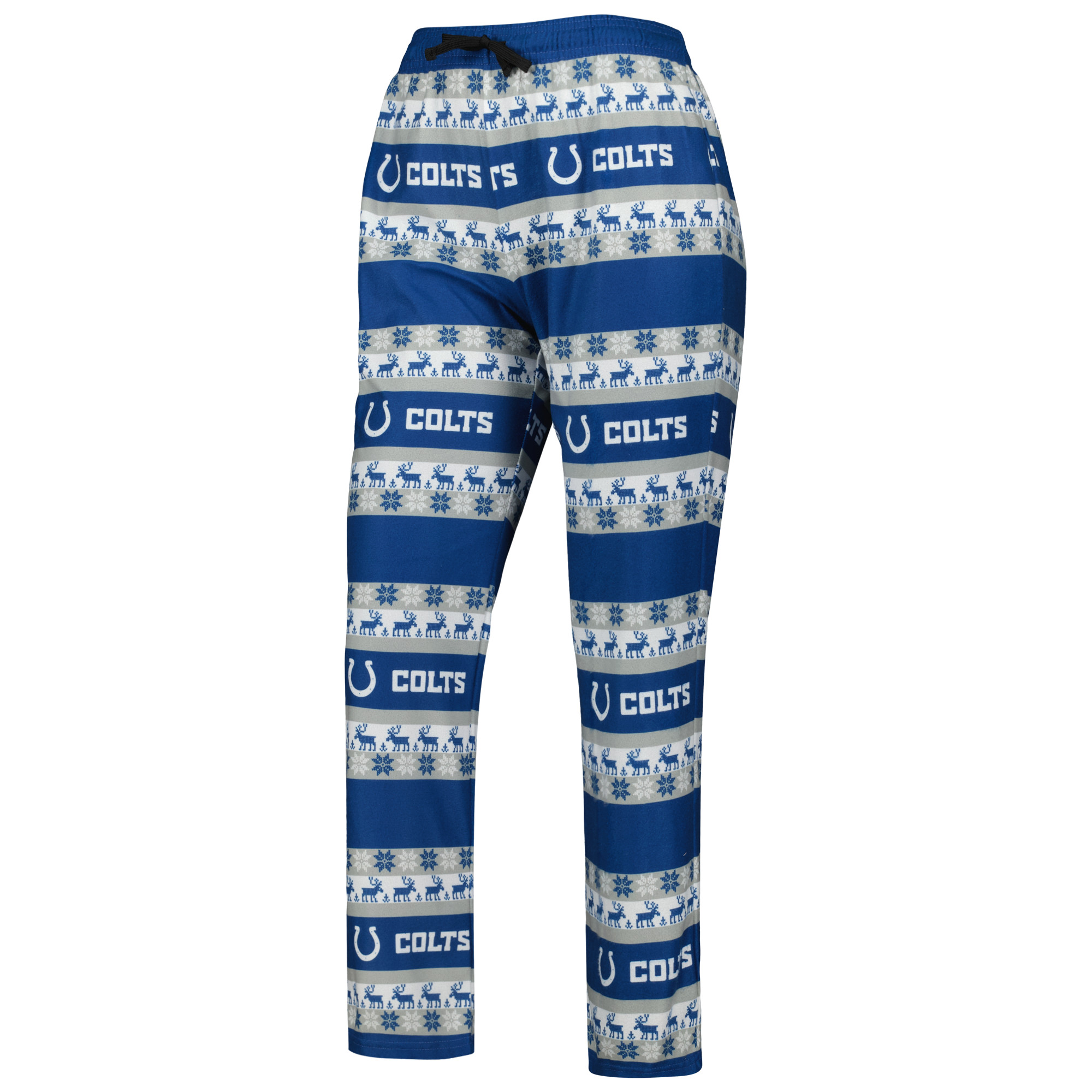 Women's FOCO Royal Indianapolis Colts Holiday Ugly Pajama Set - Image 5