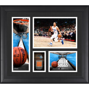 Jalen Suggs Orlando Magic 15'' x 17'' Collage with a Piece of Team-Used Ball