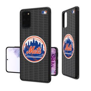 New York Mets Galaxy Text Backdrop Design Bump Case