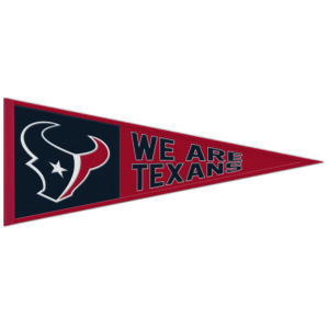 WinCraft Houston Texans 13" x 32" Slogan Pennant