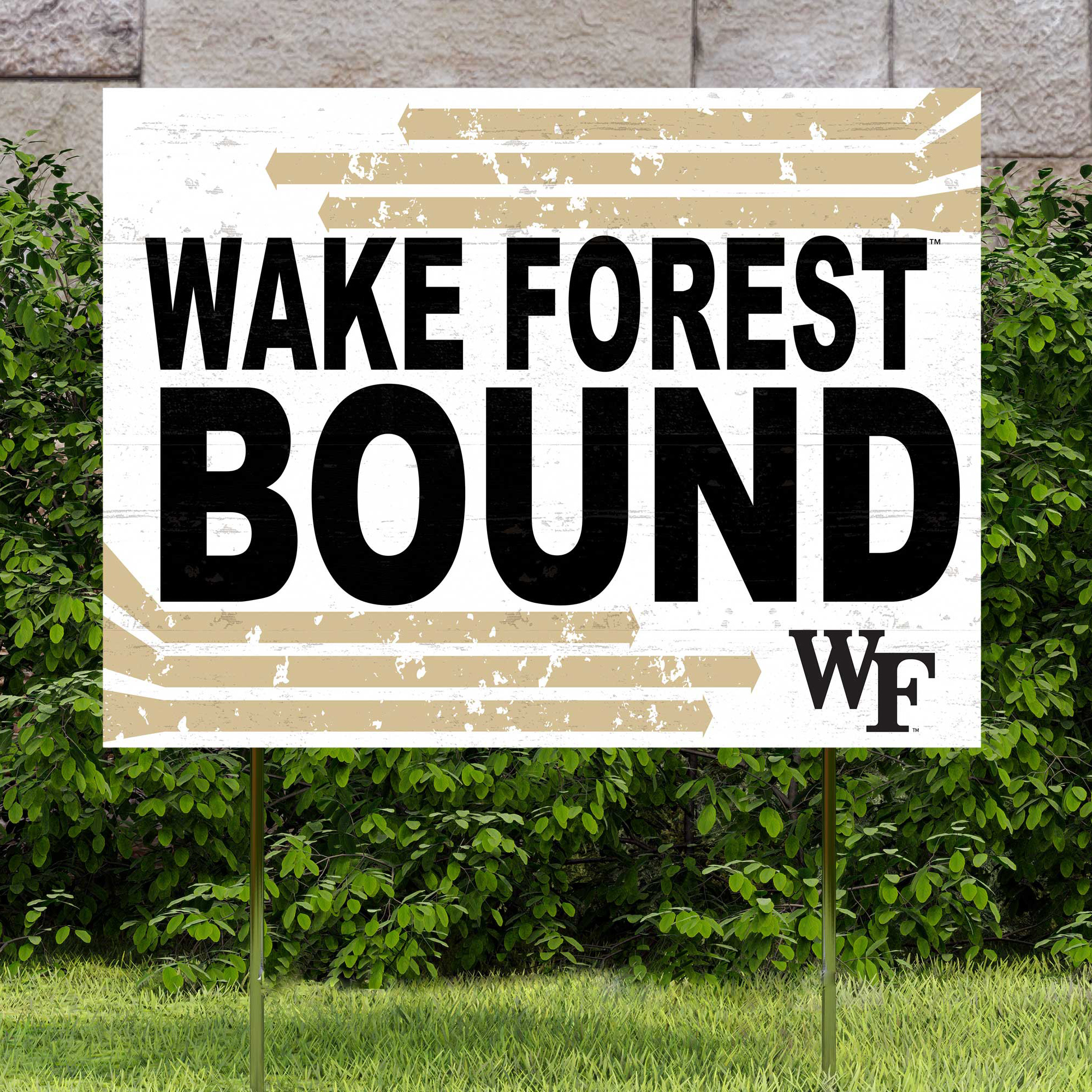 Wake Forest Demon Deacons 18'' x 24'' Bound Yard Sign - Image 3
