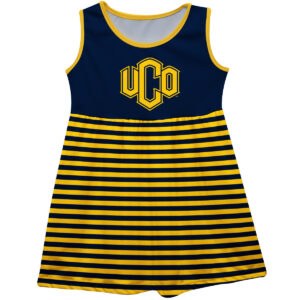 Girls Toddler Blue Central Oklahoma Bronchos Tank Top Dress