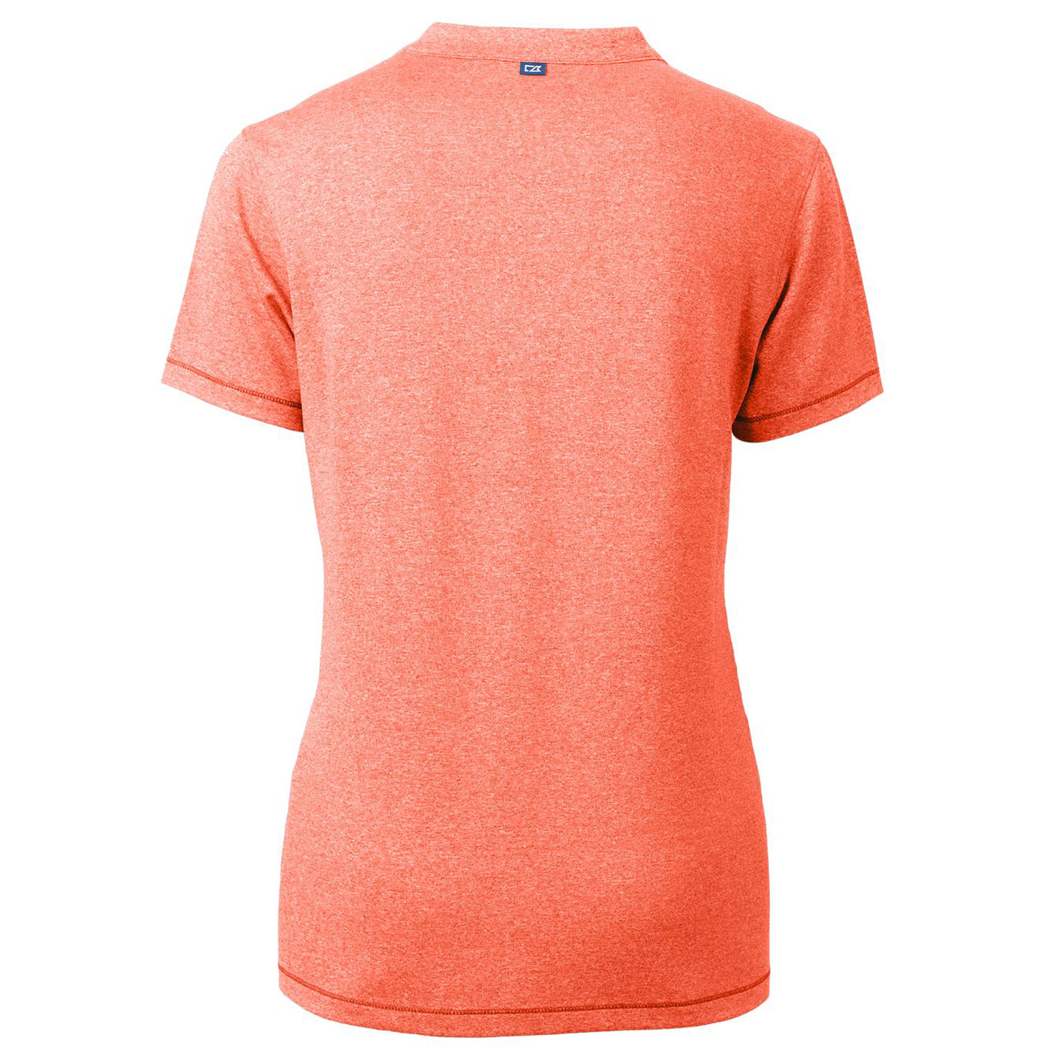 Women's Cutter & Buck Heather Orange Oregon State Beavers Forge Blade V-Neck Top - Image 7