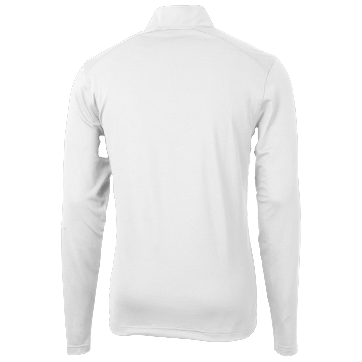 Men's Cutter & Buck White West Virginia Mountaineers Virtue Eco Pique Recycled Quarter-Zip Pullover Top - Image 7