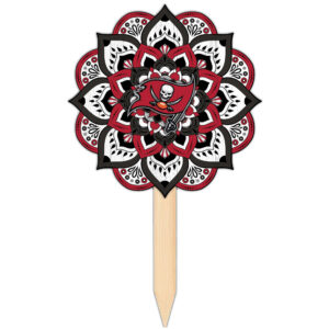 Tampa Bay Buccaneers 18'' x 12'' Mandala Yard Stake