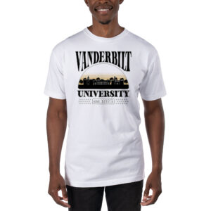 Men's Uscape Apparel White Vanderbilt Commodores T-Shirt