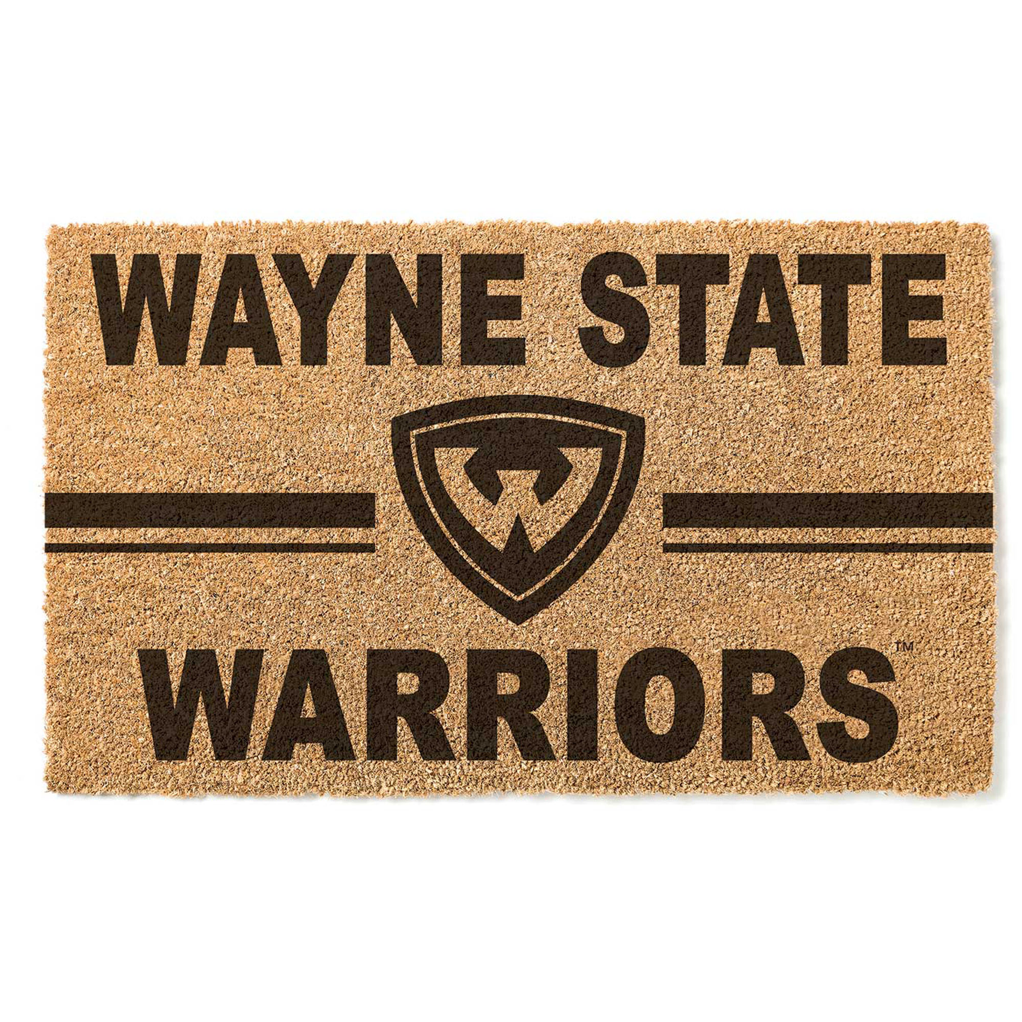 Wayne State Warriors 18" x 30" Team Logo Doormat - Image 4