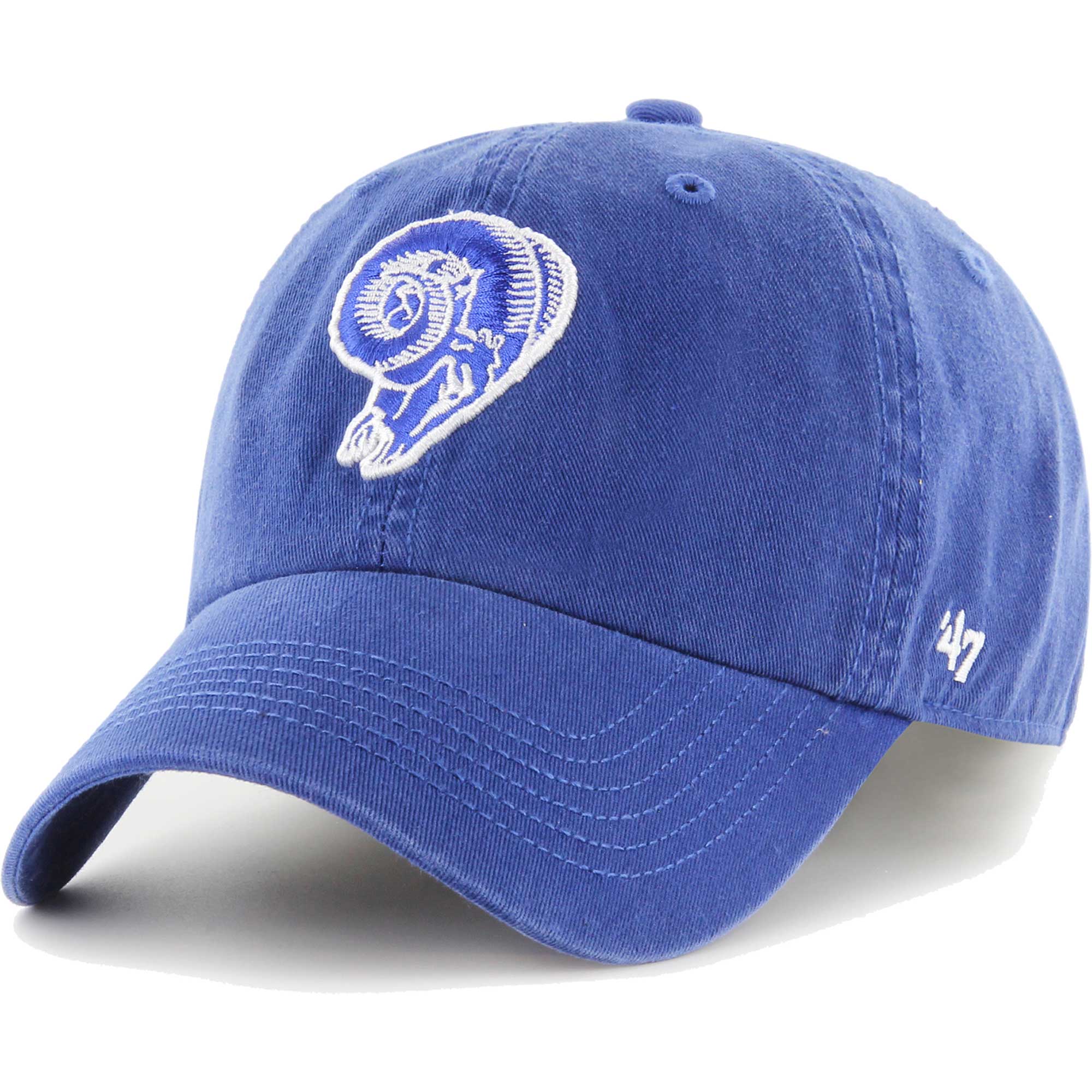 Men's '47 Royal Los Angeles Rams Gridiron Classics Franchise Legacy Fitted Hat - Image 2