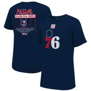 Unisex Stadium Essentials  Navy Philadelphia 76ers 2023 NBA Playoffs Roster T-Shirt