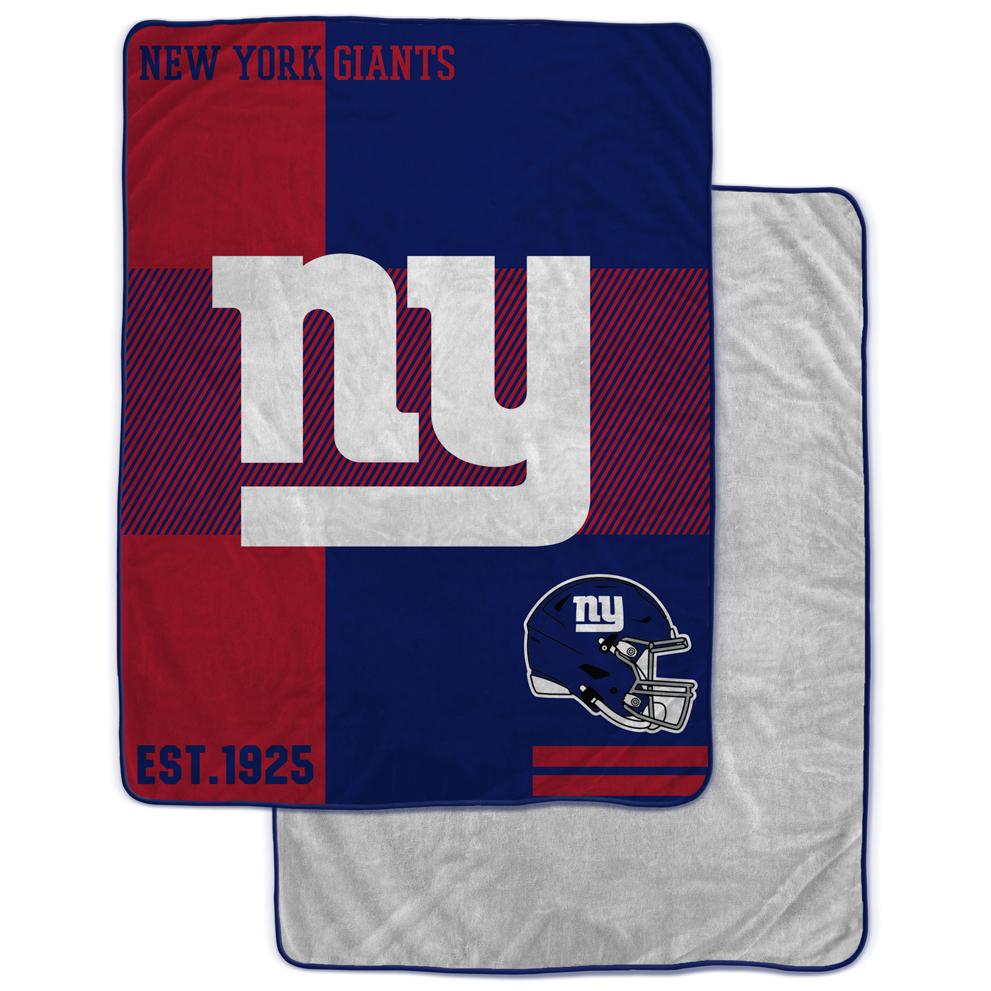 Pegasus New York Giants 60" x 80" Sherpa Throw Blanket - Image 3