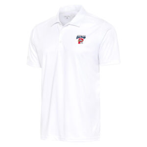 Men's Antigua  White Portland Sea Dogs Big & Tall Tribute Polo