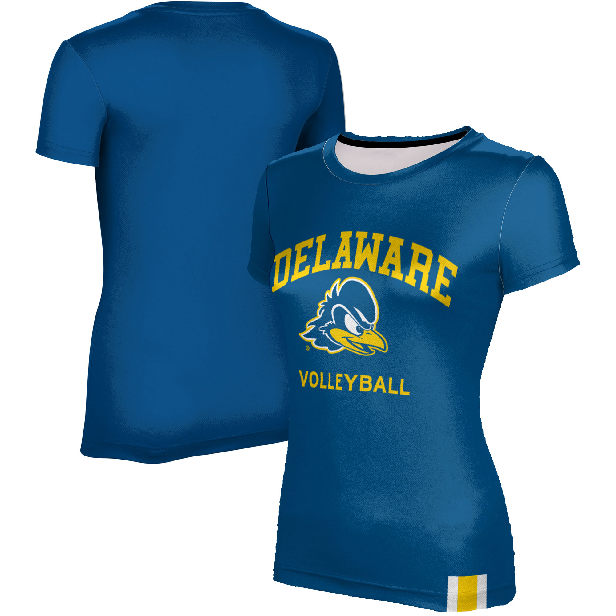 Women's ProSphere Royal Delaware Fightin' Blue Hens Volleyball Logo T-Shirt