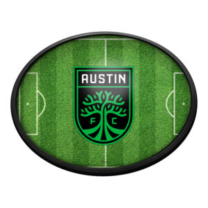 Austin FC 18'' x 14'' Slimline Illuminated Field Oval Wall Sign