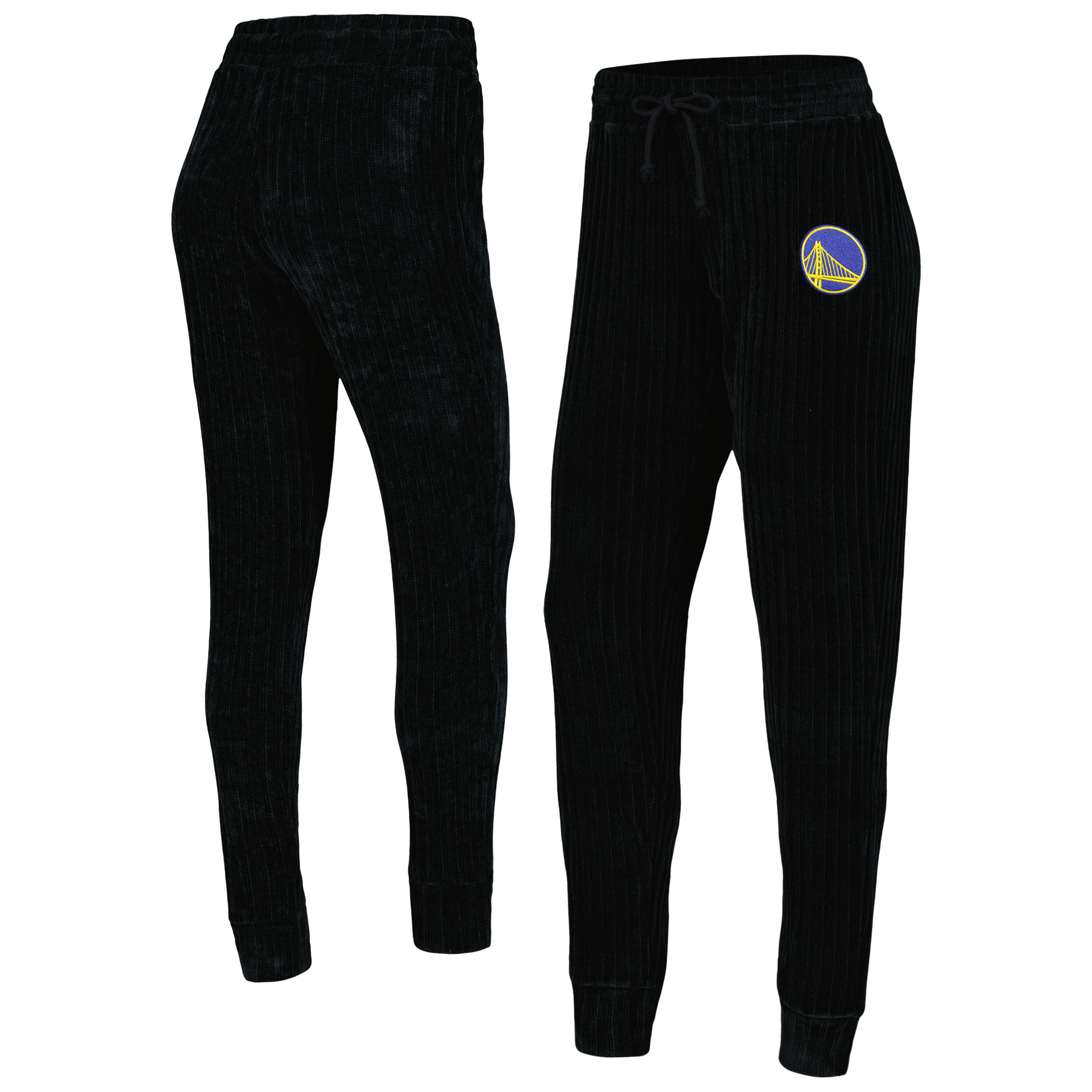 Women's College Concepts Black Golden State Warriors Linger Pants - Image 4