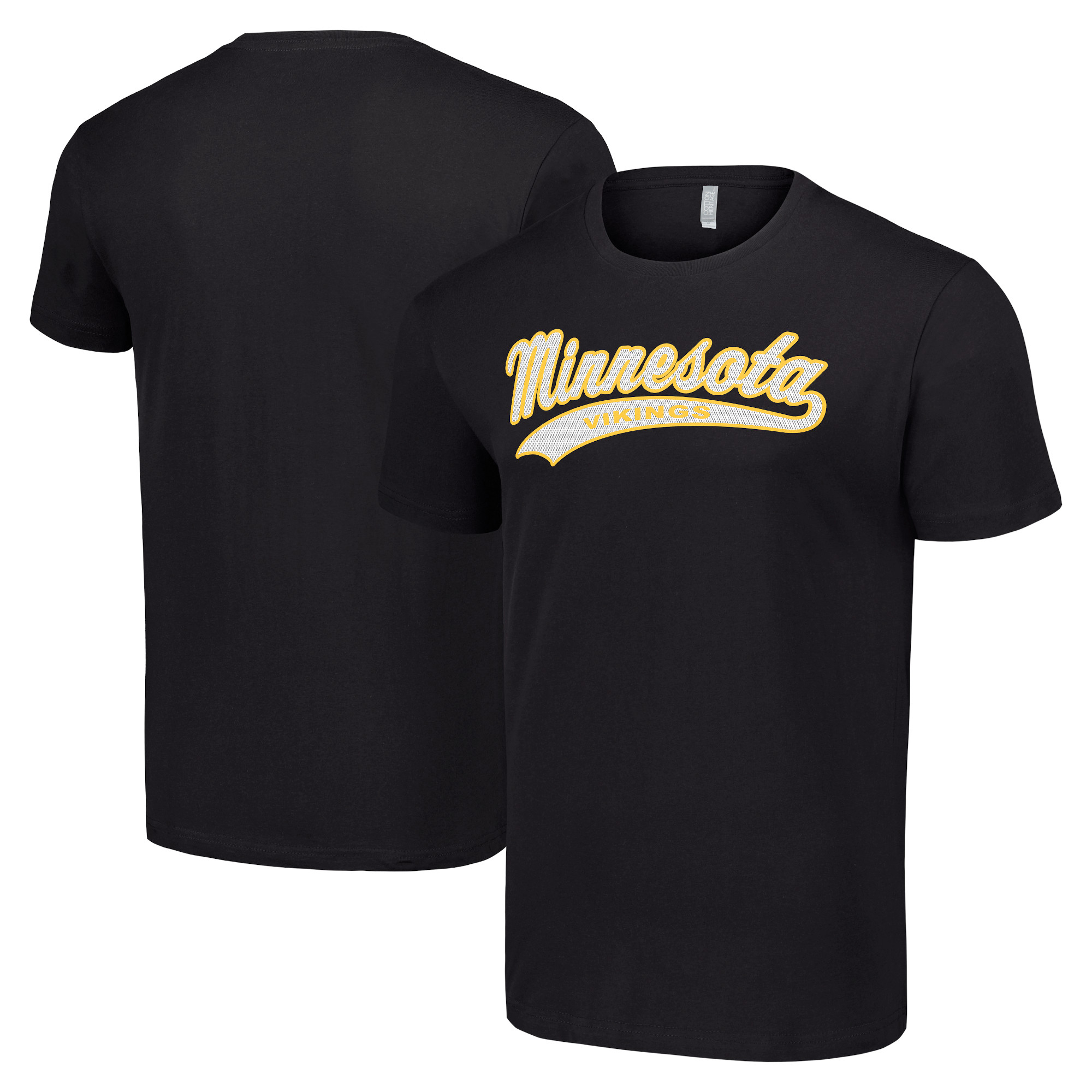 Men's Starter Black Minnesota Vikings Tailsweep T-Shirt