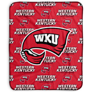Pegasus Western Kentucky Hilltoppers 50" x 60" Repeat Wordmark Fleece Blanket