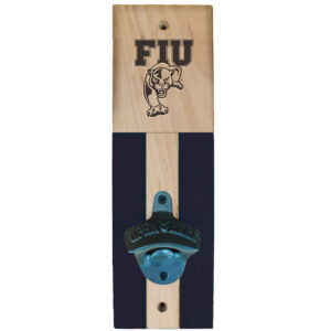 Navy FIU Panthers 3.5" x 11.5" Wall Mounted Bottle Opener