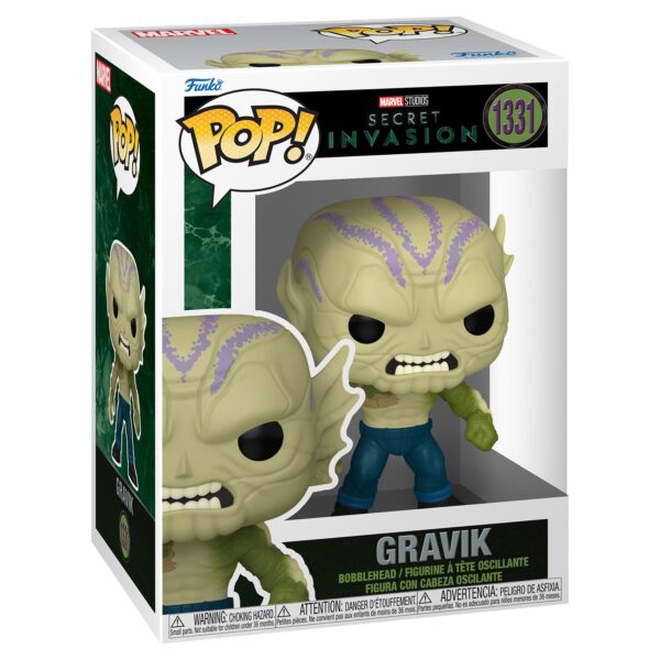 Funko Marvel Secret Invasion Gravik  Pop! Figurine - Image 2