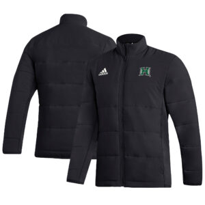 Men's adidas Black Hawaii Rainbow Warriors Sideline Midweight Full-Zip Jacket