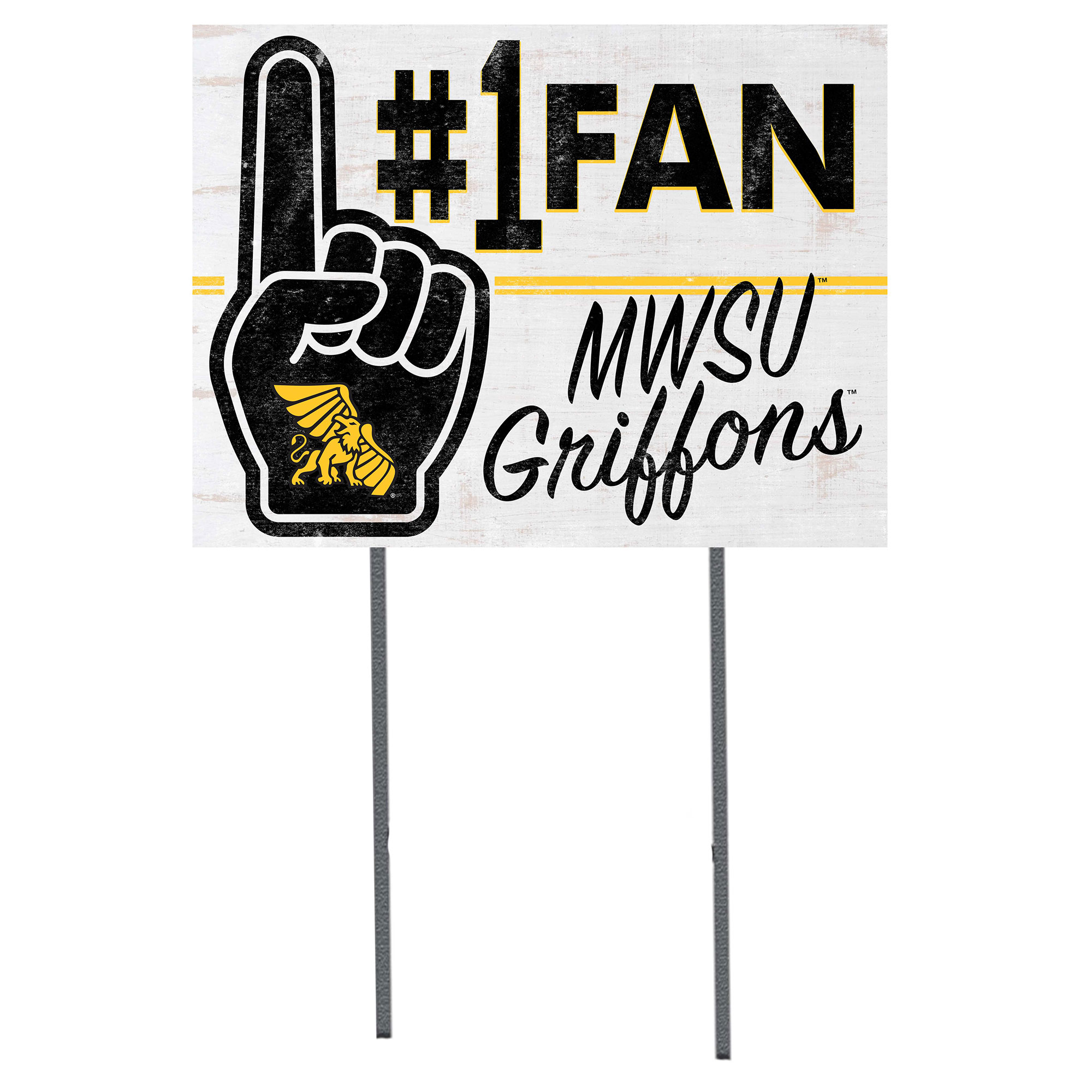 Missouri Western State Griffons 18'' x 24'' #1 Fan Yard Sign
