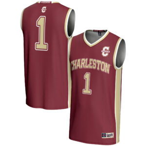 Unisex GameDay Greats Maroon  Charleston Cougars #1 Basketball Jersey