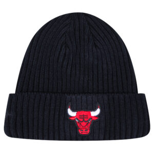 Men's Pro Standard  Black Chicago Bulls Essential Cuffed Knit Hat