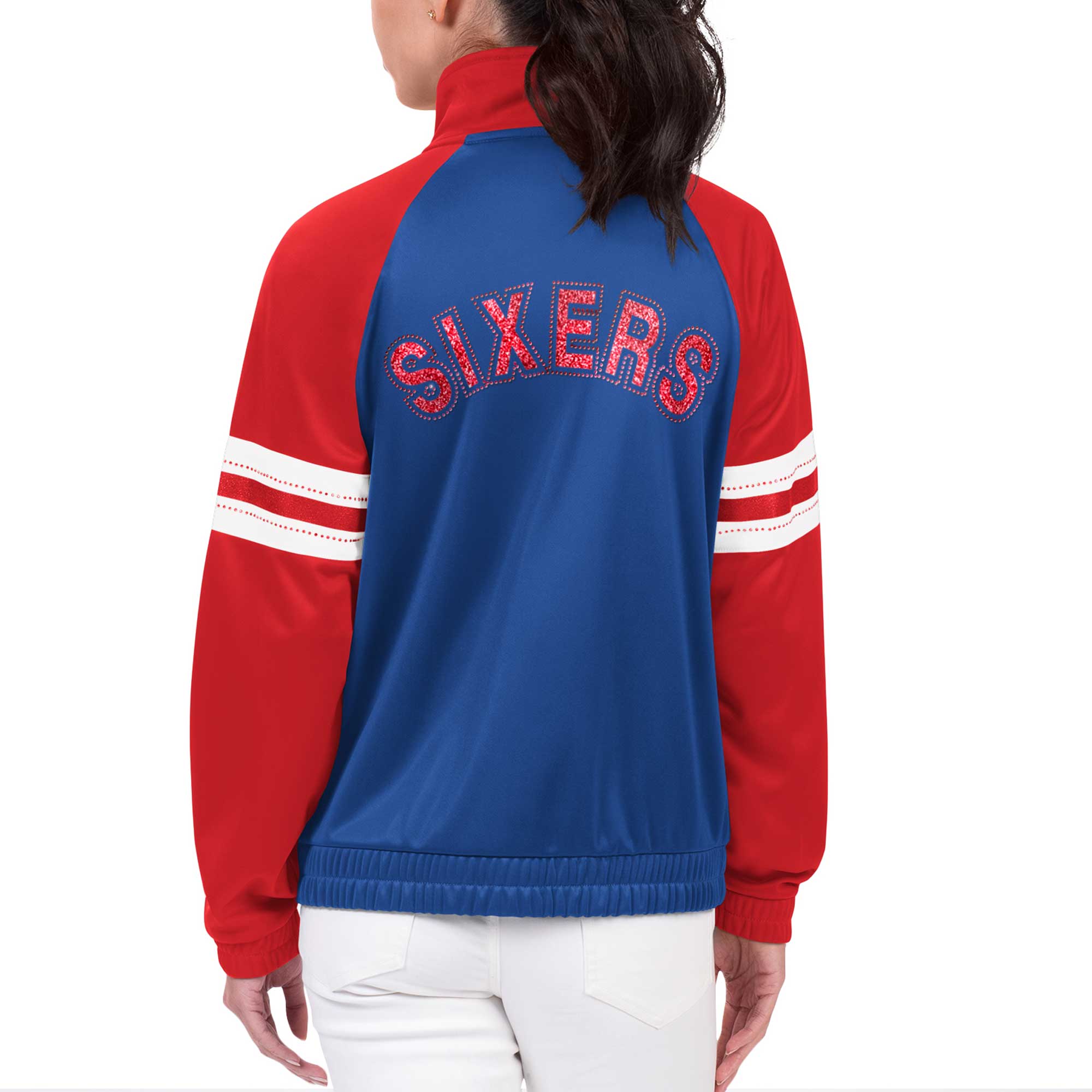 Men's Franchise Club White Indiana Hoosiers Alpha Anorak Quarter-Zip Pullover Hoodie Jacket - Image 3