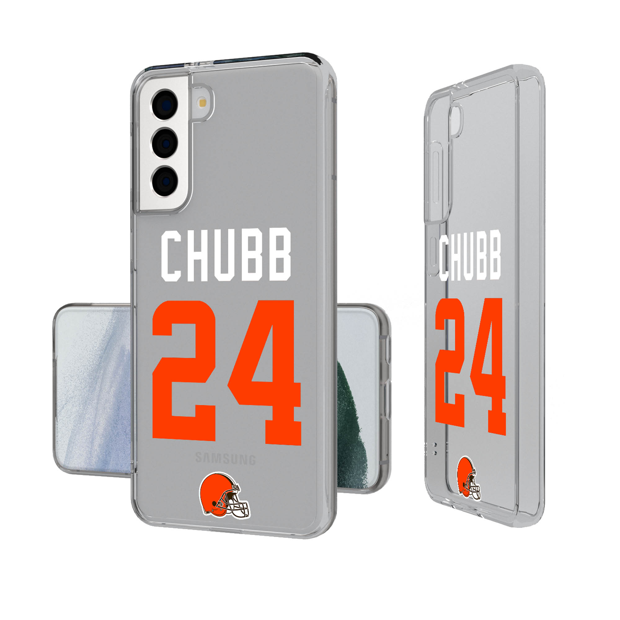 Keyscaper Nick Chubb Cleveland Browns Galaxy Clear Case