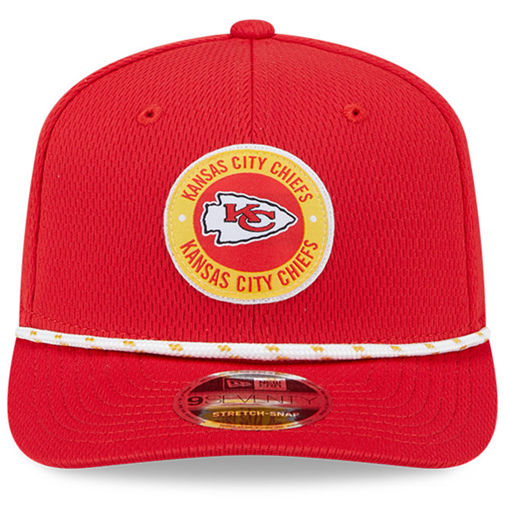 Men's New Era Red Kansas City Chiefs 2024 Sideline 9SEVENTY Stretch-Snap Hat - Image 3