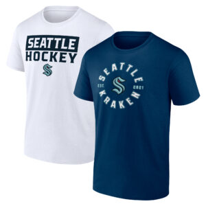 Men's Fanatics Seattle Kraken Big & Tall 2-Pack T-Shirt Set