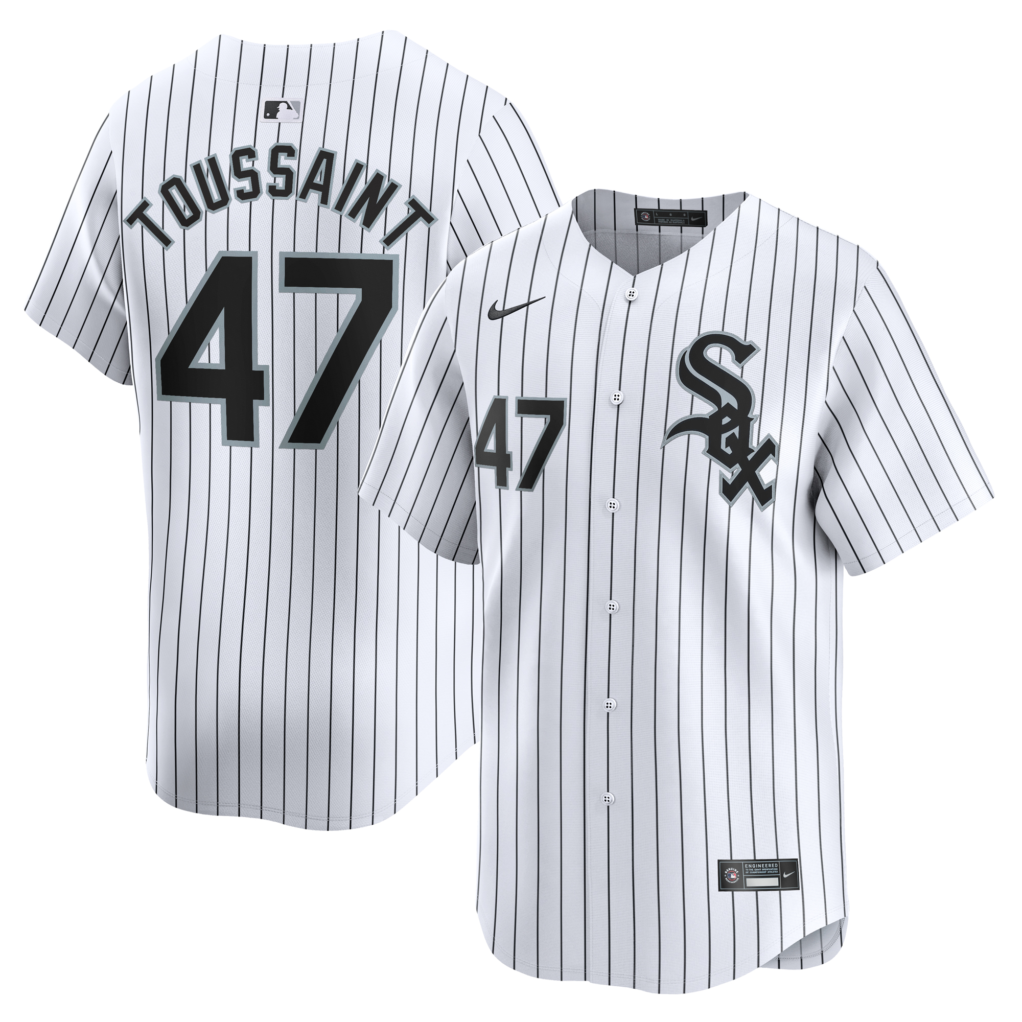 Men's Nike Touki Toussaint White Chicago White Sox Home Limited Player Jersey - Image 2