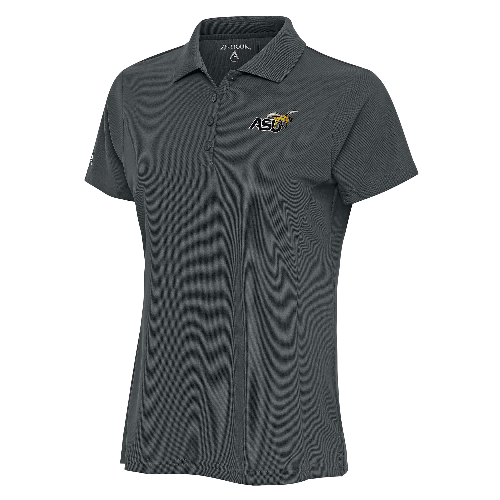 Women's Antigua Pewter Alabama State Hornets Legacy Pique Polo