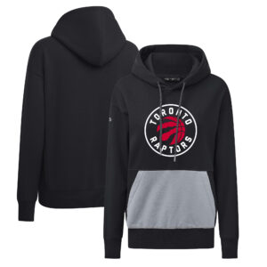 Women's Levelwear Black Toronto Raptors Bonfire Pullover Hoodie