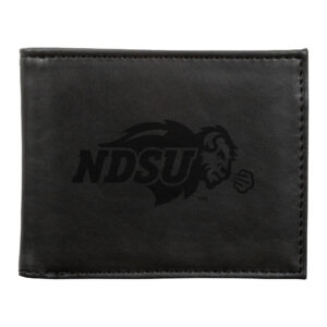 Black NDSU Bison Billfold Wallet