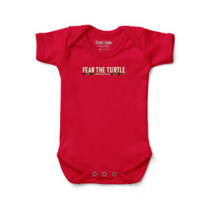 Infant Chad & Jake Red Maryland Terrapins Fear The Turtle Bodysuit