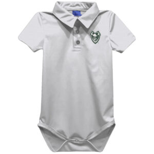 Infant Vive La Fete White Portland State Vikings Polo Bodysuit