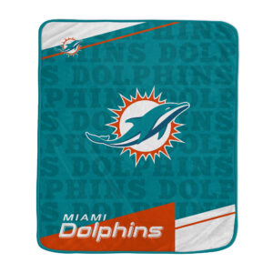 Pegasus Miami Dolphins 50" x 60" Diagonal Ghost Ultra Soft Blanket