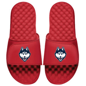 Youth ISlide Red UConn Huskies Primary Logo Slide Sandals