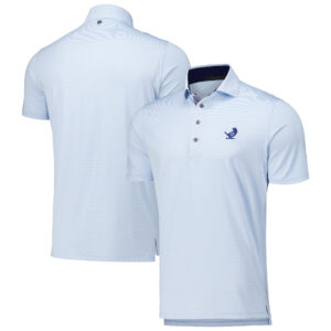 Men's Greyson Clothiers Light Blue New York Golf Club Saranac Performance Polo