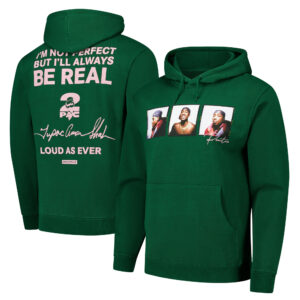 Men's Forest Green Tupac Shakur Truth Pullover Hoodie
